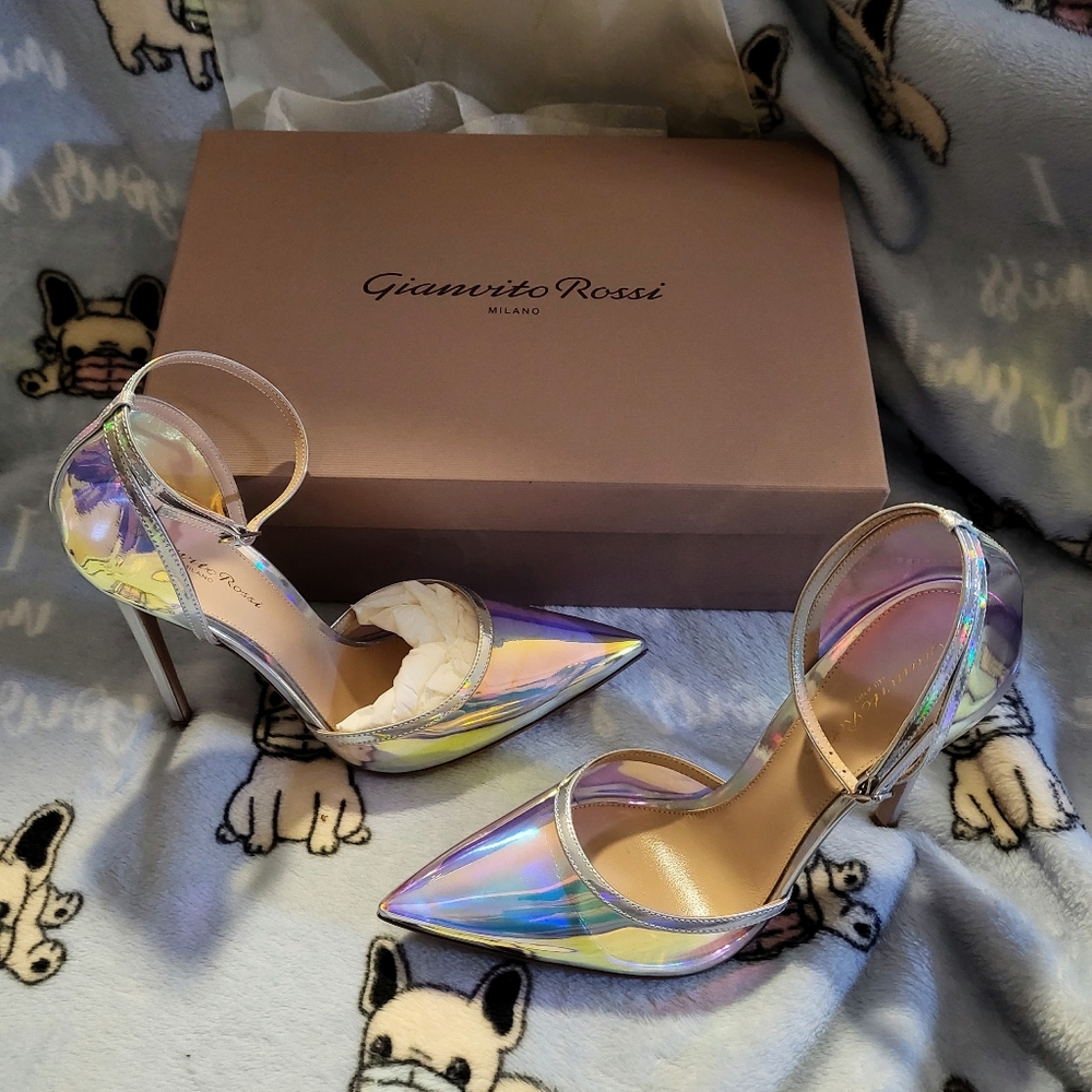 Gianvito Rossi iridescent heel